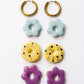 KIT TRIO CREOLES + 3 PAMPILLES INTERCHANGEABLES