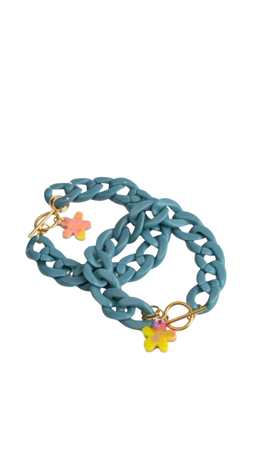 Bracelet Maille avec Charms