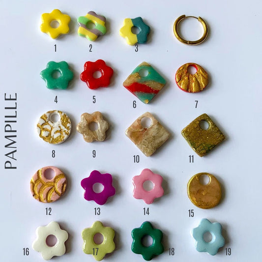 PAMPILLES VENDUES SEULES  (pour créole interchangeable)